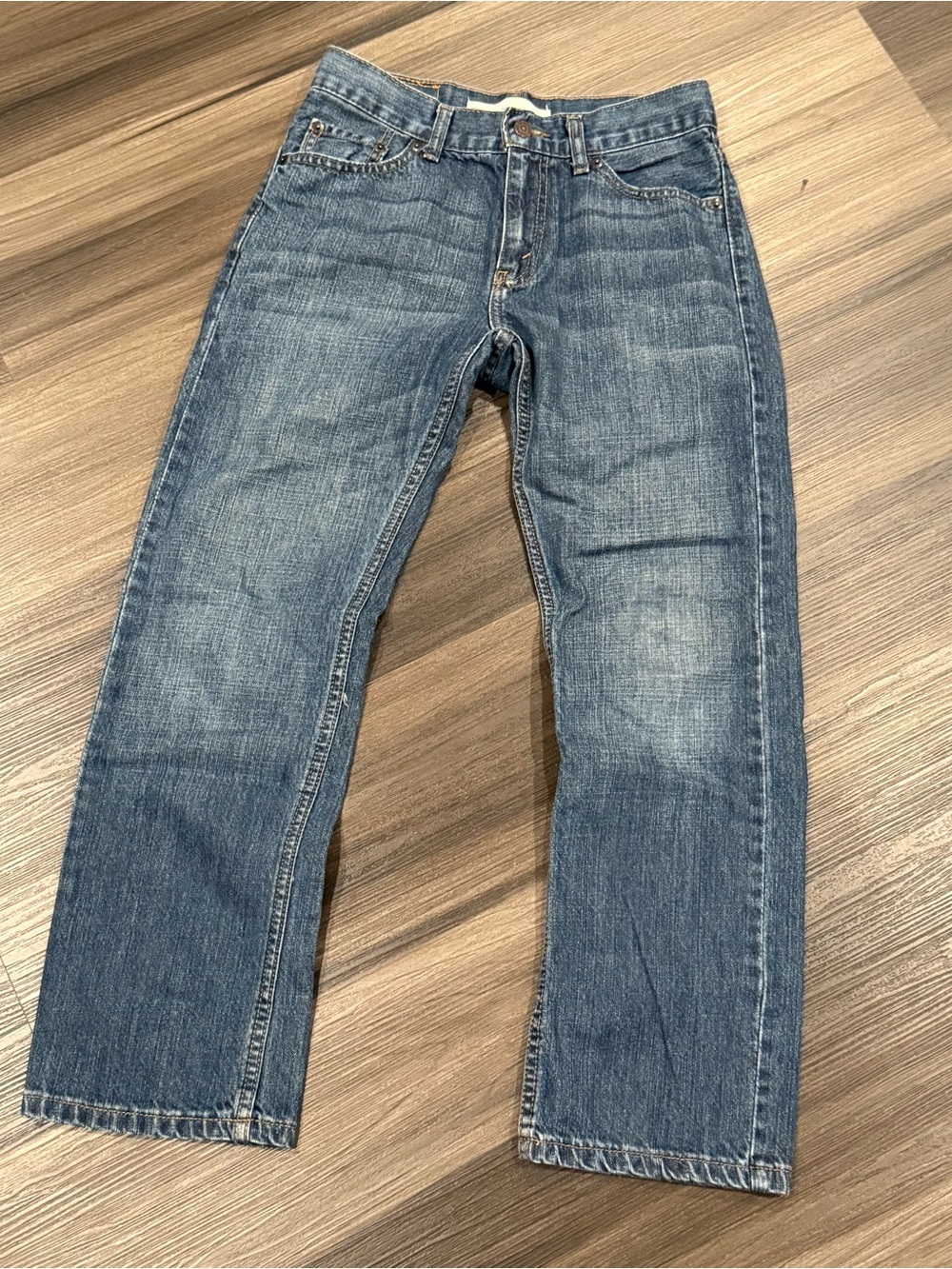 Levi’s 505 Regular Boys Size 14 27x27 Straight Leg Jeans Medium Wash